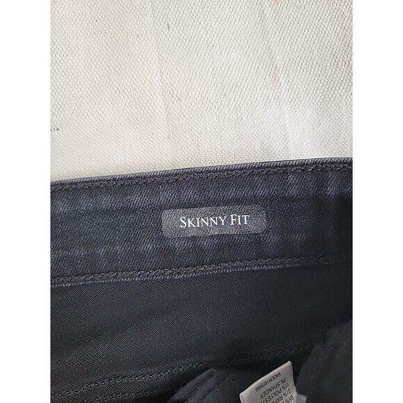 Judy Blue Jeans Womens 3 28x27 Skinny Stretch Ripped Animal Print Black Distress - Picture 13 of 16